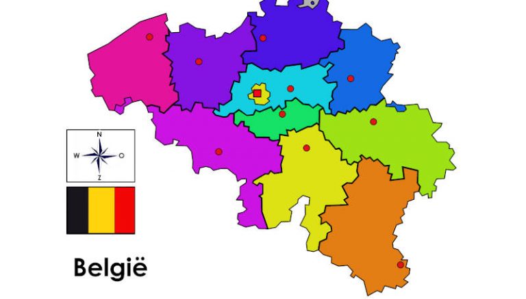 Provinciepuzzel – België.